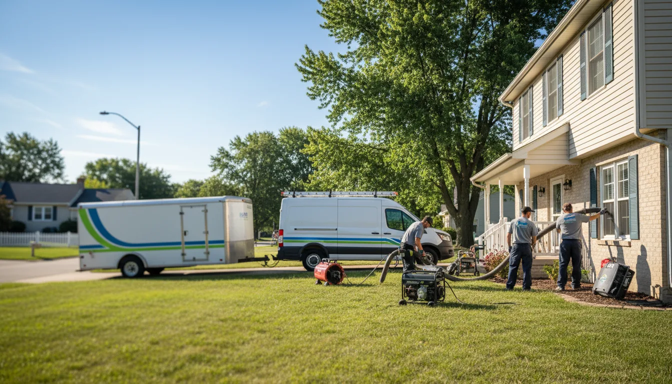 Flooded Basement Restoration And Cleanup With Repair in Blooming Prairie, MN near me